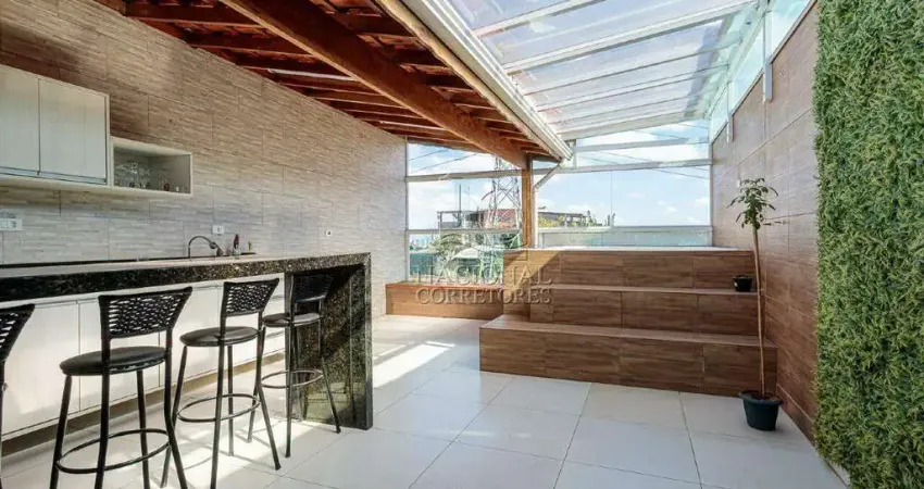 Cobertura duplex 100m² | área gourmet, hidromassagem e 100% planejada – jardim do estádio, santo andré
