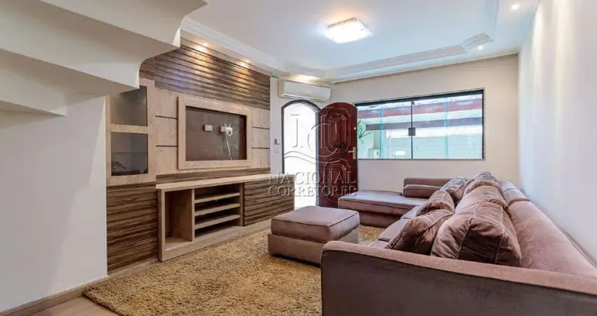 Excelente sobrado moderno com 3 suítes e área gourmet no parque erasmo assunção – santo andré