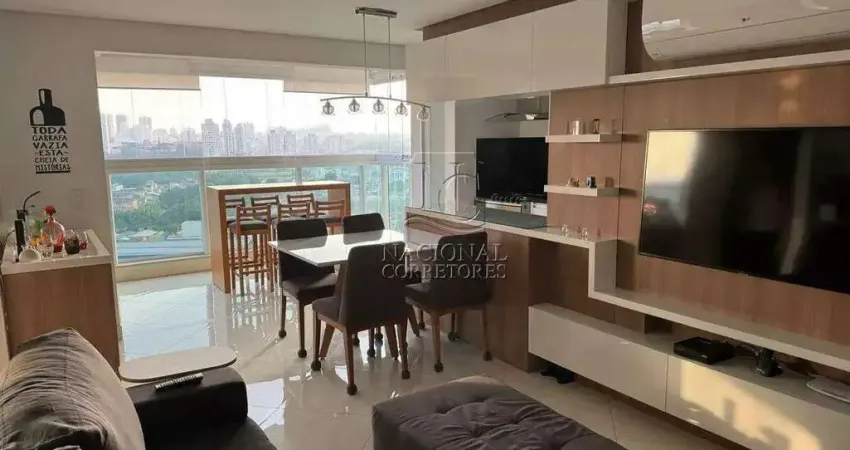 Apartamento à venda, 2 quartos, 2 suítes, 2 vagas, vila scarpelli - santo andré/sp