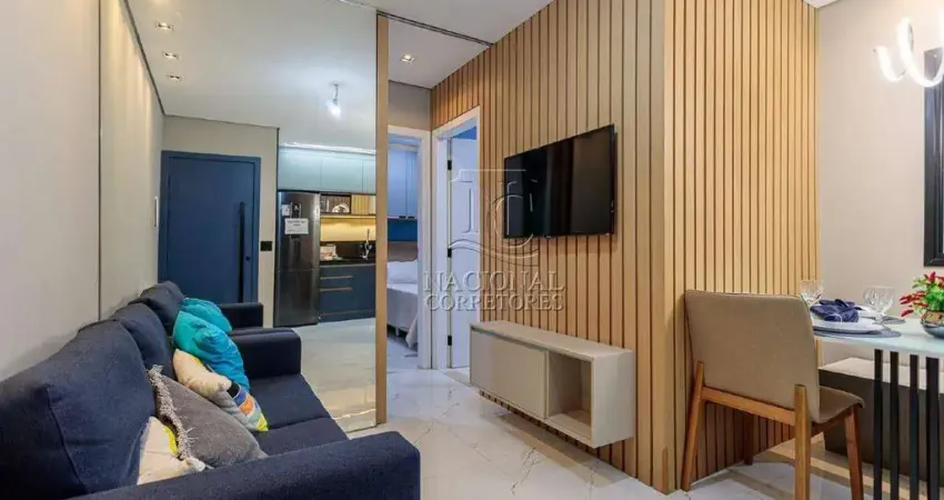 Apartamento à venda, 2 quartos, 1 vaga, vila humaitá - santo andré/sp