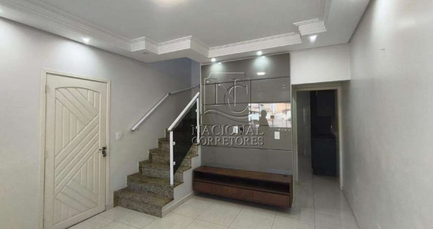 Sobrado para aluguel, 2 quartos, 2 vagas, jardim santo antônio - santo andré/sp