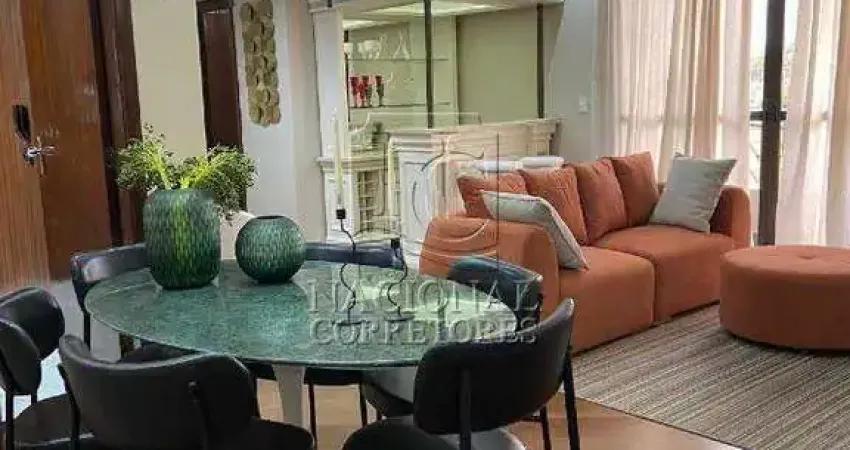 Exclusivo apartamento à venda no Edifício Solarium com porteira fechada e 3 vagas – mobiliado