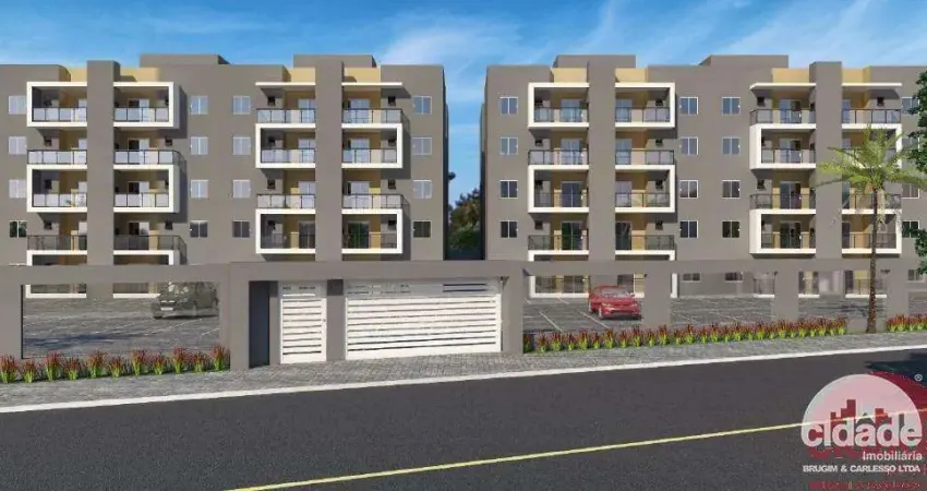 Apartamento à venda com 2 quartos, 1 vaga de garagem no Cancelli, em Cascavel/PR