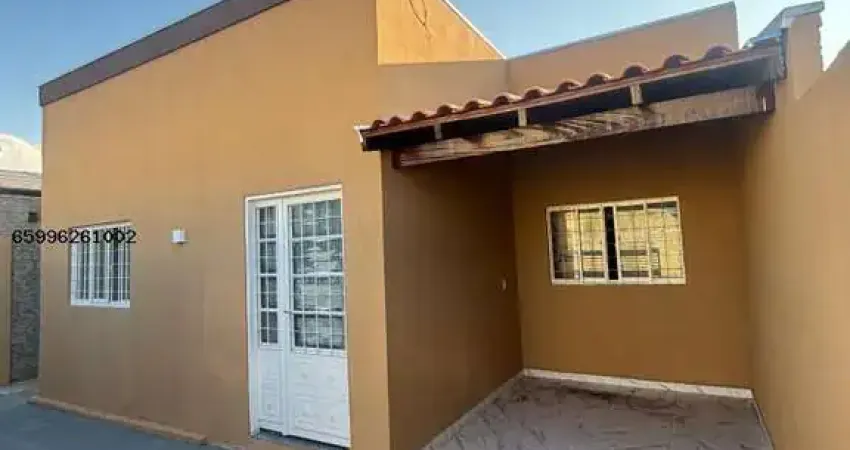 Casa Usada para Venda em Várzea Grande, Canelas, 2 dormitórios, 2 suítes, 2 banheiros, 1 vaga