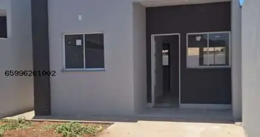 Casa Nova para Venda em Várzea Grande, Costa Verde, 2 dormitórios, 1 banheiro, 1 vaga