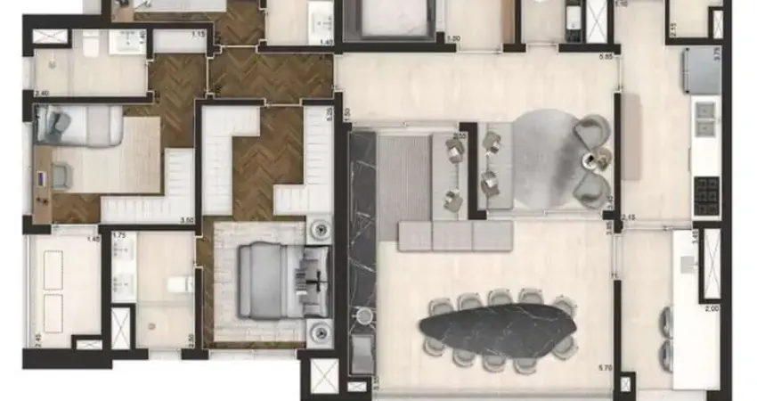 Apartamento com 3 quartos à venda na Rua Michigan, 920, Brooklin, São Paulo