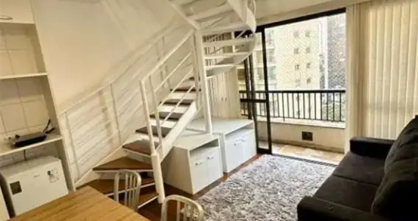 Apartamento com 1 dormitório para alugar, 45 m² por R$ 5.366,00/mês