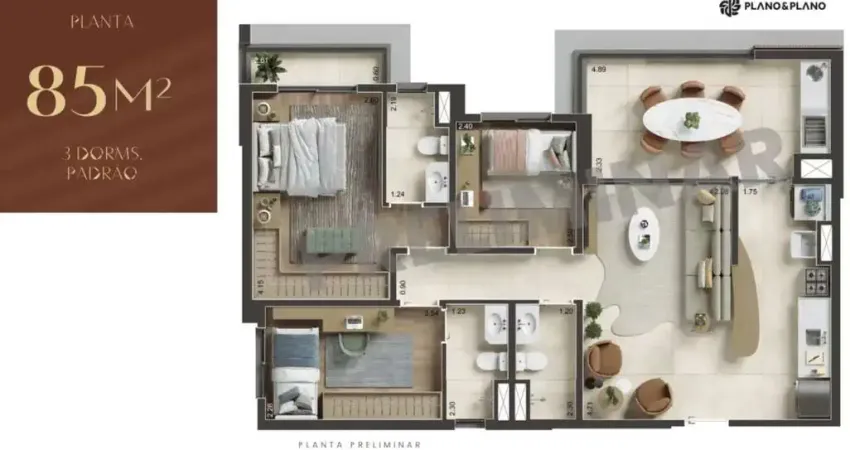 RR7912 Apartamento 85m² CONDOMÍNIO NID ALPHAVILLE - OPORTUNIDADE - 3 Dorms 2 Vagas - Barueri, SP - Ótima Localização - ALAMEDA ARAGUAIA