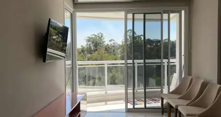 Rr9054 apartamento mobiliado 70m² condomínio wave - oportunidade - 2 dorms 2 vagas - barueri, sp - ótima localização - alameda leblon