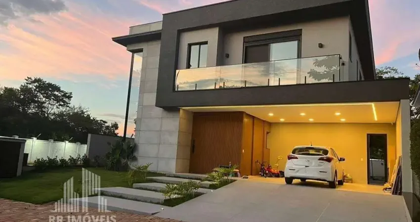 Rr9104 casa de alto padrão 371m² condomínio genesis i - oportunidade - 5 suítes 4 vagas - santana de parnaíba, sp - ótima localização - alphaville