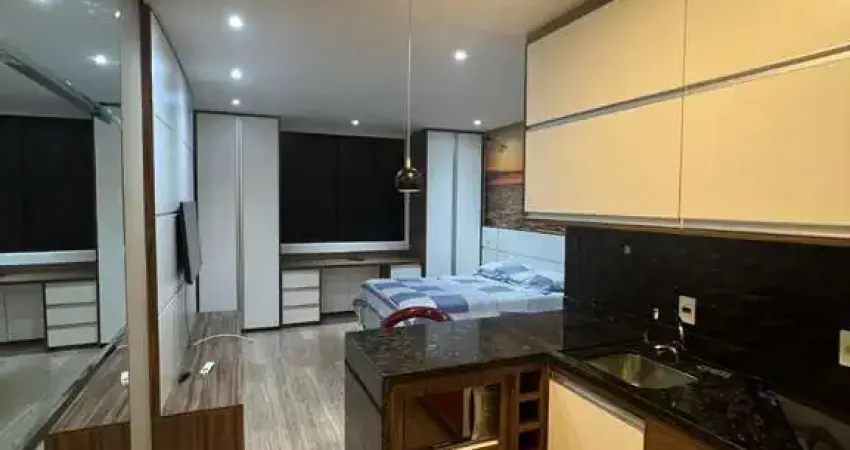 Rr9164 studio mobiliado 26m² condomínio selenita residence long stay - oportunidade - 1 dorm 1 vaga - barueri, sp - ótima localização - bethaville