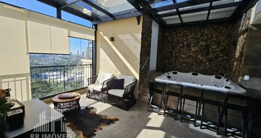 RR7685 Cobertura MOBILIADA 156m² CONDOMÍNIO ALTO DA MATA - OPORTUNIDADE - 2 Suítes 2 Vagas - Barueri, SP JARDIM TUPANCI - Ótima Localização
