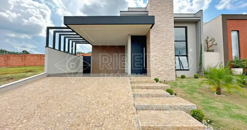 Casa térrea a venda casa com 3 suítes, melhor localização do condomínio.