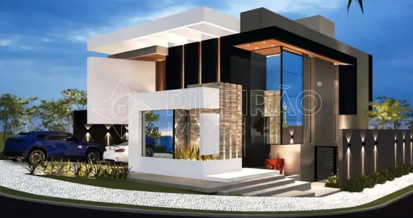 Casa sobrado com piscina à venda em condomínio 3 suítes (1 master)