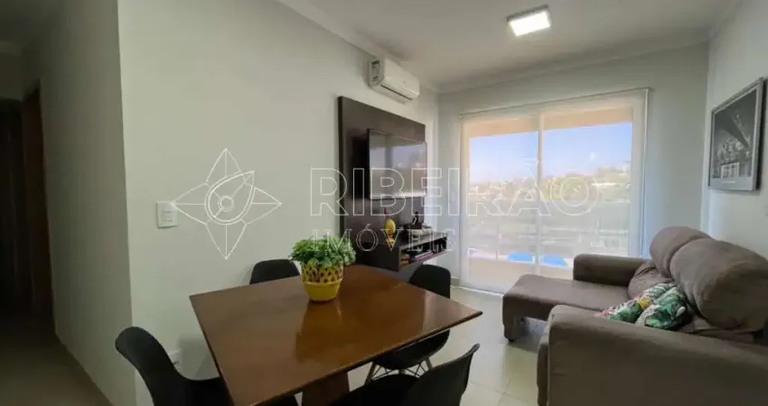 Apartamento mobiliado com 2 dormitórios para locação no bairro ribeirânia