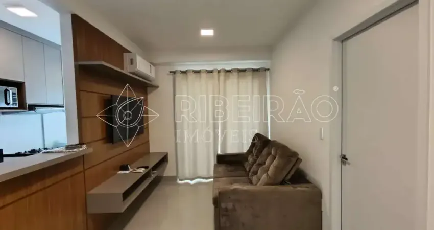 Apartamento mobiliado com 1 suíte para locação na ribeirânia