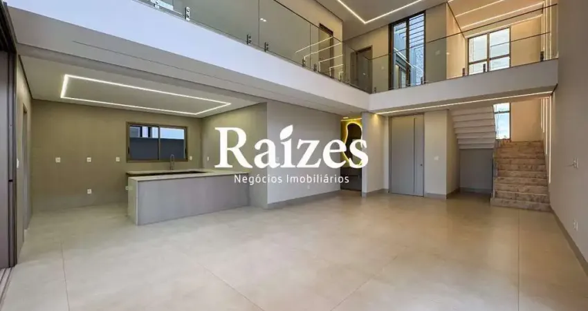 Linda casa com 3 suítes em condomínio fechado na Zona Sul de Uberlândia