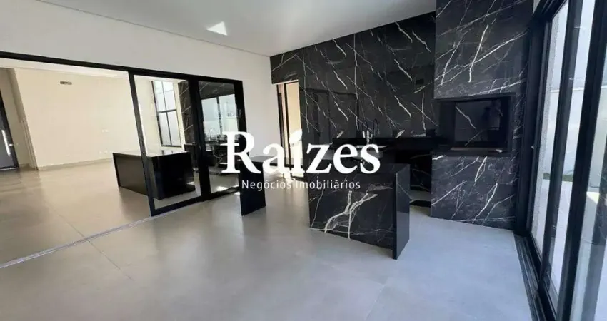 Excelente casa nova com 3 suítes e escritório em condomínio fechado na zona sul