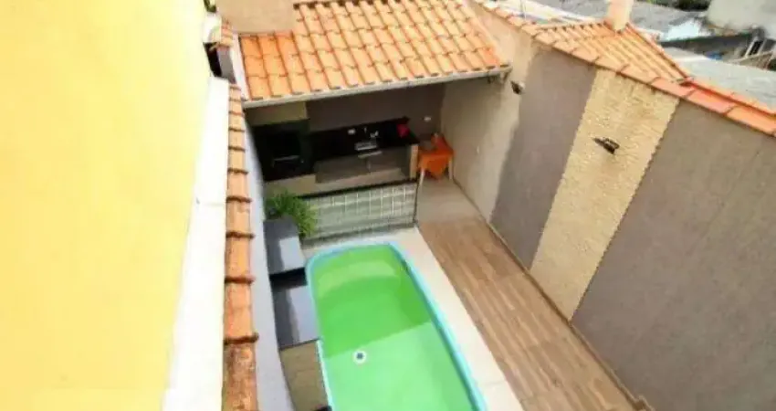 Casa com piscina e área gourmet no parque oratório com 2 dormitórios sendo 1 suíte e 4 vagas