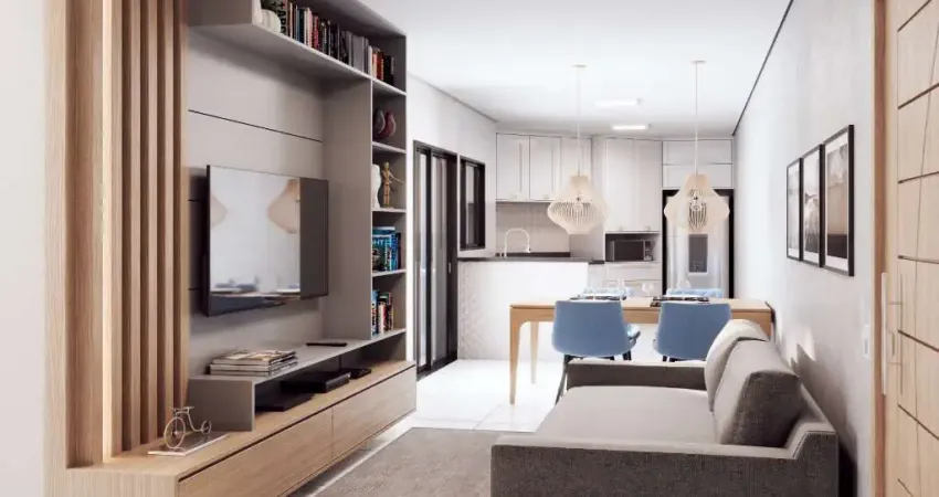 Apartamento à venda com 2 dormitórios sendo 1 suíte e com 2 vagas