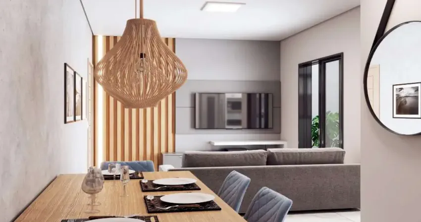 Apartamento à venda com 62,39m², 2 dormitórios (1 suíte), 2 banheiros, sala, cozinha, área de servço, 2 vagas, santo andré, sp