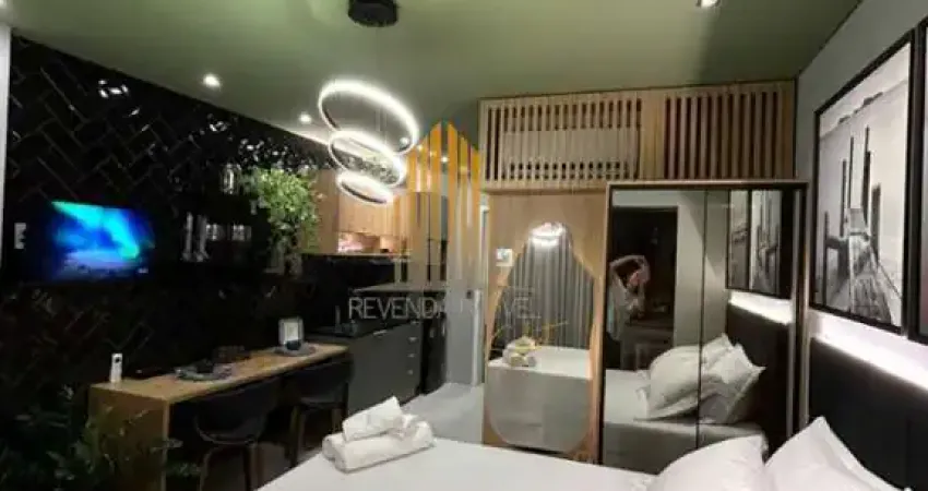 EDIFICIO LA CASA BROOKLIN- APARTAMENTO DE 24m² COM 1 DORMITÓRIO , 1 BANHEIRO , VARANDA E NÃO POSSUI