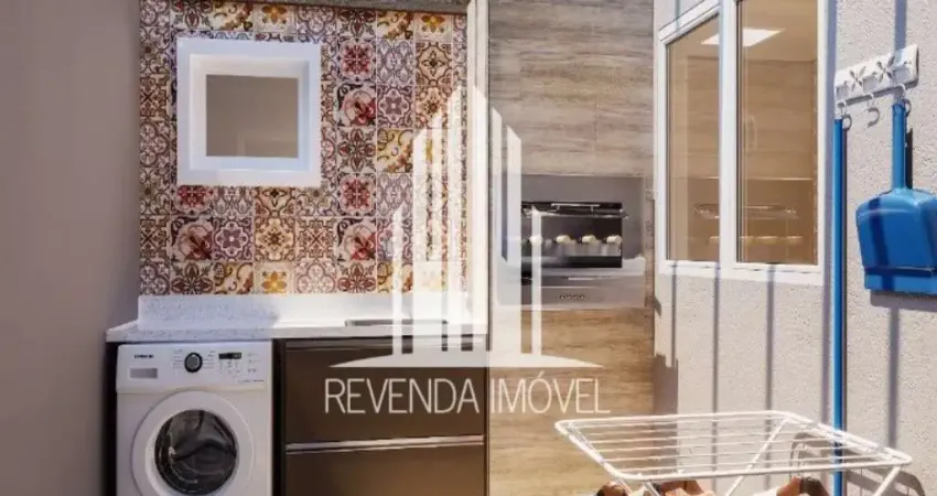 Cobertura com 91m², 2 dormitórios, banheiro, sala, cozinha, área de serviço, 2 vagas, santo andré, sp