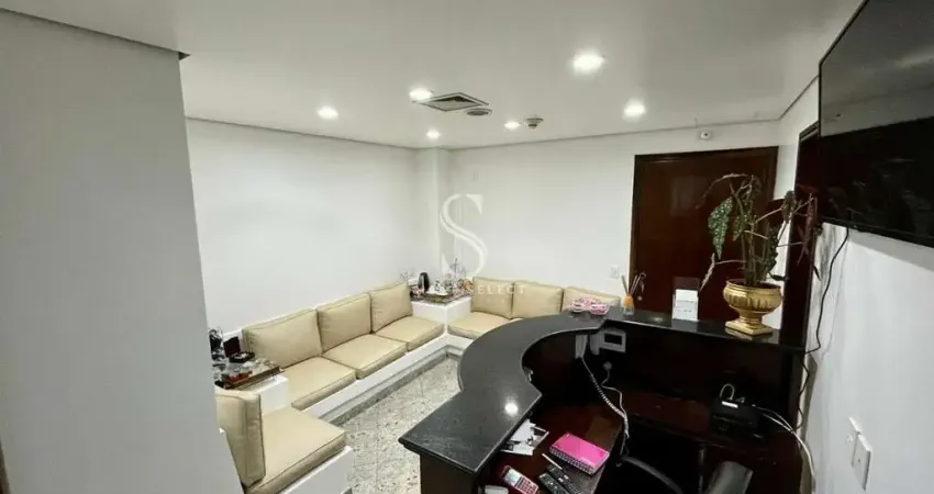 Cond. medical center paulista, consultório mobiliado de 55m² com 2 salas, 1 vaga em moema. cond. med