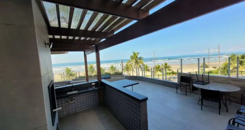 Apto Mobiliado 2 Dorm 92m² no Caiçara c/ Vista Mar e Varanda Gourmet!