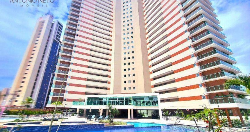 Apartamento com 2 dormitórios para alugar, 97 m² por R$ 4.929,37/mês - Papicu - Fortaleza/CE