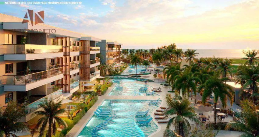 Apartamento com 1 dormitório à venda, 29 m² por R$ 398.000,00 - Porto das Dunas - Aquiraz/CE