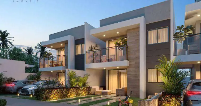 Casa com 4 dormitórios à venda, 131 m² por R$ 824.225,10 - Pires Façanha - Eusébio/CE