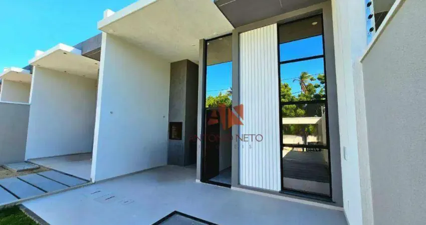 Casa com 3 dormitórios à venda, 110 m² por R$ 420.000,00 - Precabura - Eusébio/CE