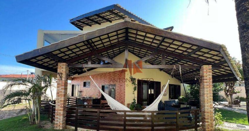 Casa com 3 dormitórios, 214 m² - venda por R$ 945.000,00 ou aluguel por R$ 4.600,00/mês - Tabuba - Caucaia/CE