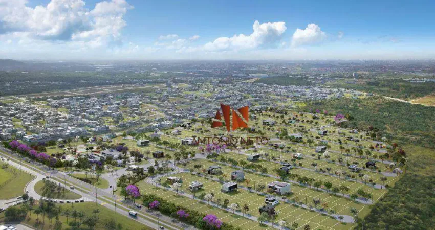 Terreno à venda, 275 m² por r$ 285.500,00 - cidade alpha - eusébio/ce