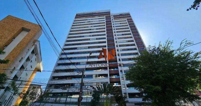 Brisas residence - apartamento com 3 quartos à venda, 121 m² por r$ 1.300.000 - cocó - fortaleza/ce