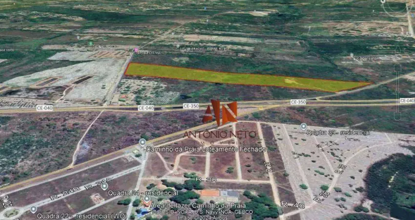 Terreno à venda, 154.000 m² por r$ 900.000 - centro - cascavel/ce