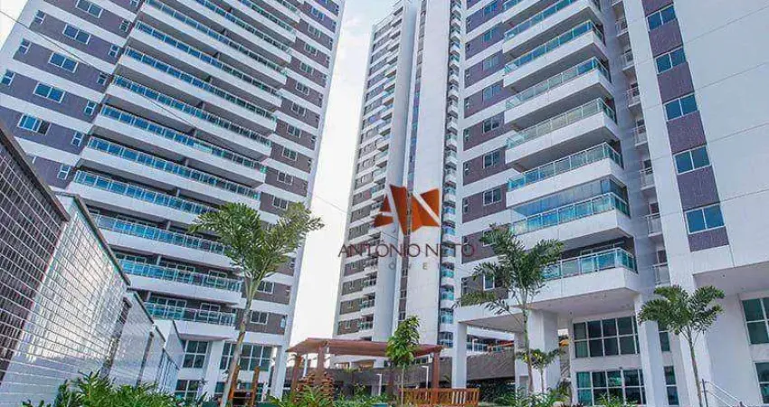 Metropolitan central park - apartamento com 3 quartos à venda, 130 m² por r$ 1.367.000 - de lourdes - fortaleza/ce