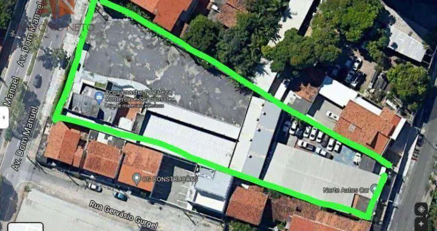 Terreno à venda com 3.400m² no centro - fortaleza/ce - próximo ao posto br