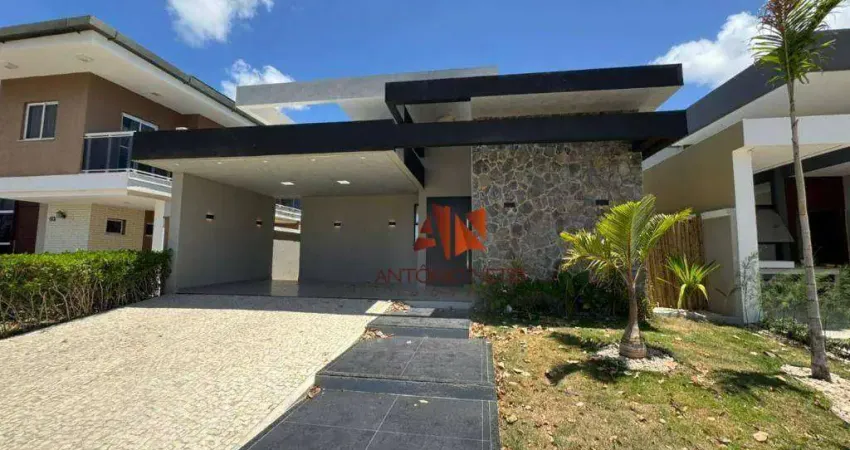 Jardins do lago - casa plana com 3 quartos à venda, 151 m² por r$ 1.200.000 - urucunema - eusébio/ce