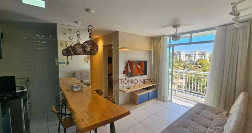 Porto das dunas beach - apartamento com 2 quartos para alugar, 46 m² por r$ 3.000/mês - porto das dunas - aquiraz/ce