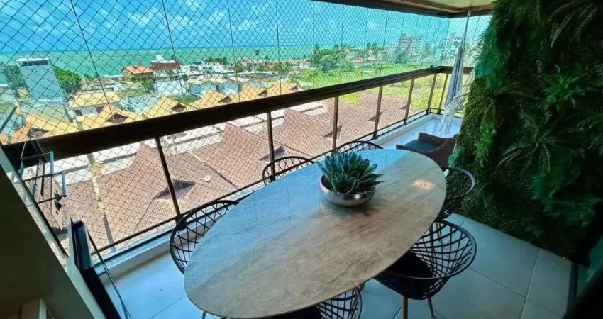 Apartamento com 4 dormitórios à venda, 130 m² por r$ 1.690.000,00 - camboinha - cabedelo/pb