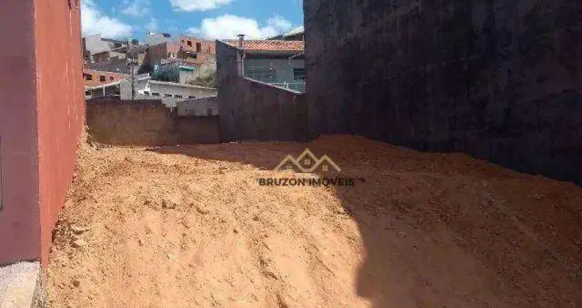 Terreno em aclive a venda, 175m², r$213.000.00, jardim bahia i - várzea paulista/sp.