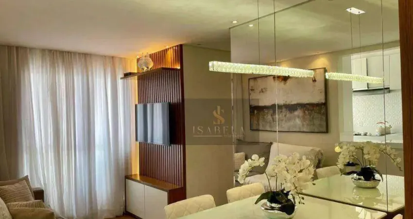 Apartamento com 2 dormitórios à venda, 50 m² por r$ 388.000 - utinga - santo andré/sp