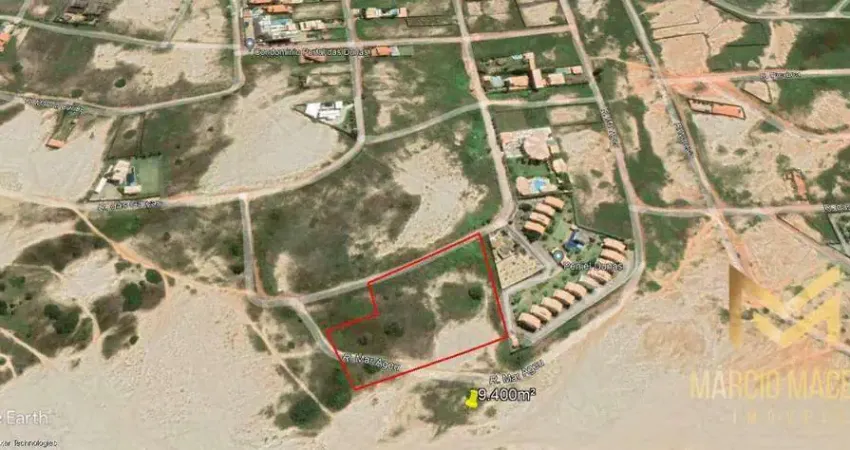 Terreno à venda, 11600 m² por r$ 2.867.500,00 - porto das dunas - aquiraz/ce