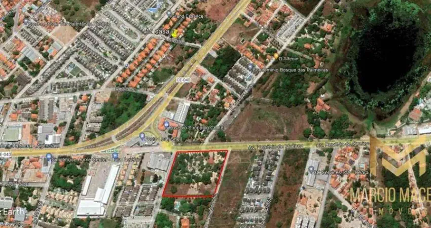 Terreno à venda, 23771 m² por r$ 22.582.925,00 - centro - eusébio/ce