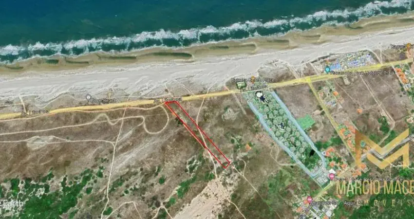 Terreno à venda, 12300 m² por r$ 9.225.000,00 - porta das dunas - aquiraz/ce