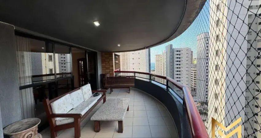 Apartamento com 3 dormitórios à venda, 305 m² por r$ 1.900.000,00 - meireles - fortaleza/ce