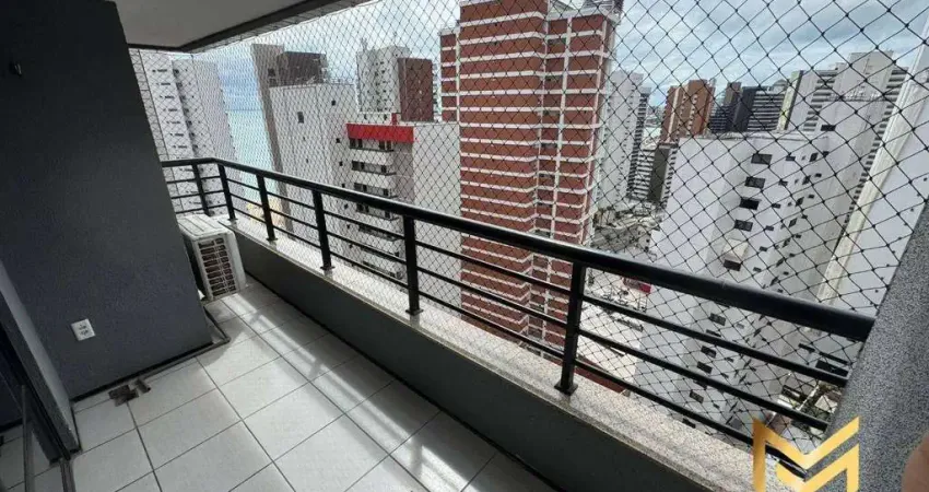 Apartamento com 1 dormitório à venda, 59 m² por r$ 470.000,00 - meireles - fortaleza/ce
