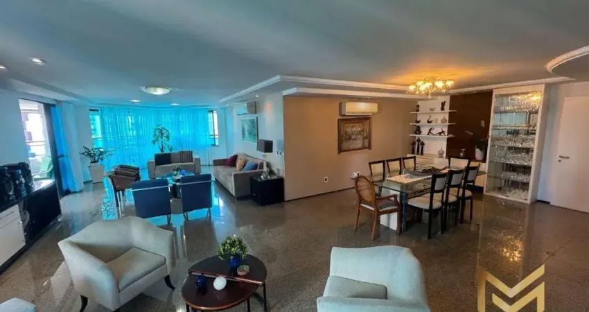 Apartamento com 5 suítes à venda, 321 m² por r$ 3.200.000 - meireles - fortaleza/ce